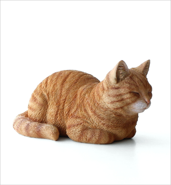 猫 置物 リアル オブジェ 玄関 インテリア ガーデニング おしゃれ