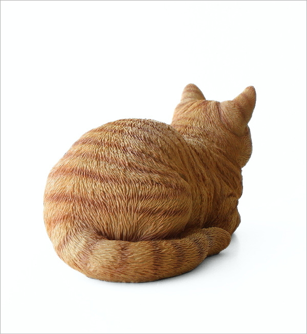 猫 置物 リアル オブジェ 玄関 インテリア ガーデニング おしゃれ