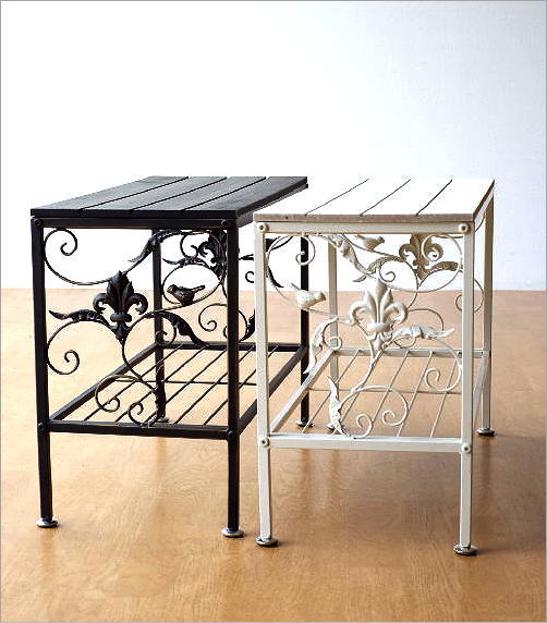 花台 フラワースタンド アイアン 木製 すのこ 鉢スタンド おしゃれ