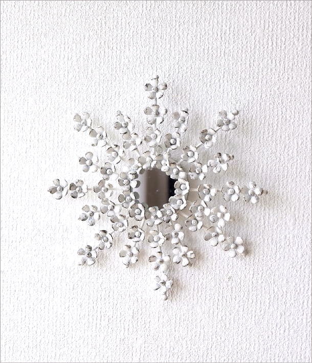 アンティーク風　アイアン飾りウォールミラー 楽天市場】☆新春クリアランス30%OFFクーポン発行中！☆ 送料無料