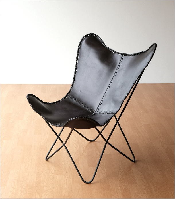 レザーチェア 本革 アイアン アンティーク レトロ 革製 椅子 おしゃれ