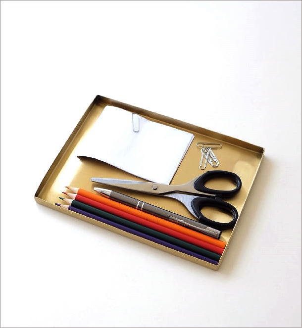 ブラスレクトトレイ L(2)