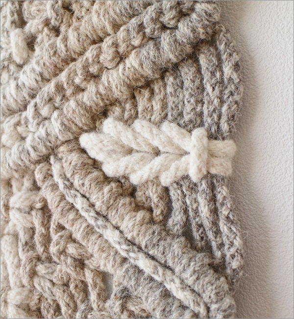 タペストリー おしゃれ 北欧 マクラメ編み ナチュラル 和モダン 布