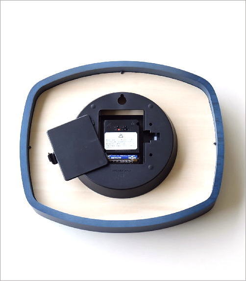 掛け時計 壁掛け時計 おしゃれ 木製 無垢材 静音 静か 電波時計 電波