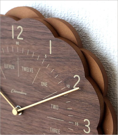 振り子時計 壁掛け おしゃれ 木製 オーク ウォルナット 日本製 北欧