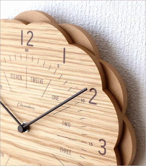振り子時計 壁掛け おしゃれ 木製 オーク ウォルナット 日本製 北欧