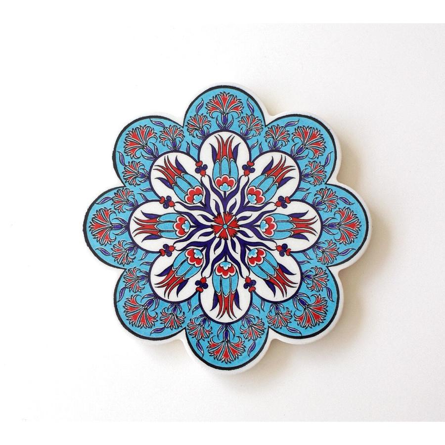 鍋敷き 鍋敷 鍋しき おしゃれ かわいい 可愛い 北欧 トルコ雑貨 タイル