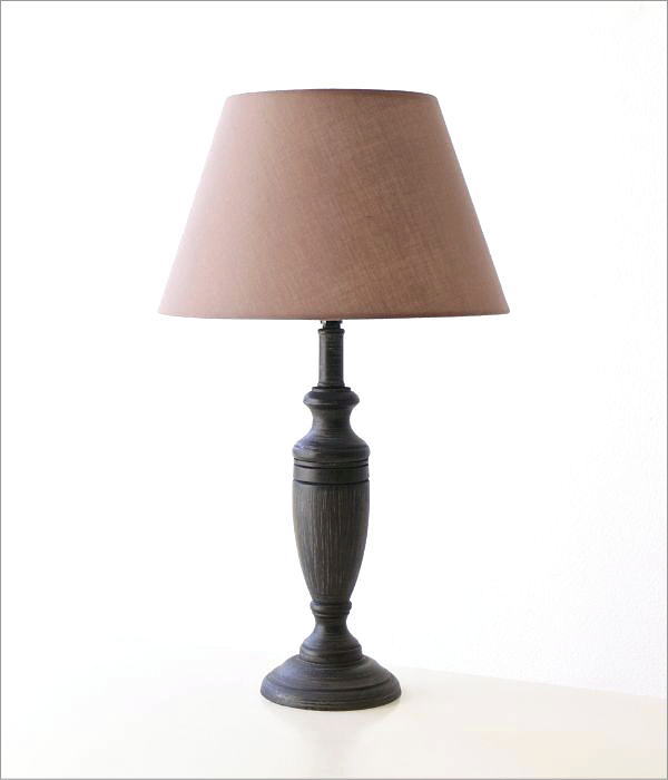 テーブルランプ おしゃれ ウッド 天然木 クラシック フレンチシャビー