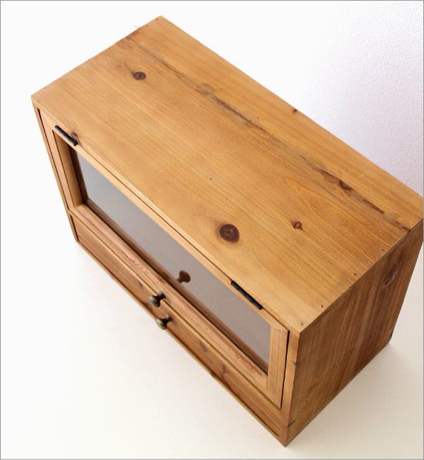 ミニキャビネット 飾り棚 スパイスラック おしゃれ 木製 ウッド 卓上