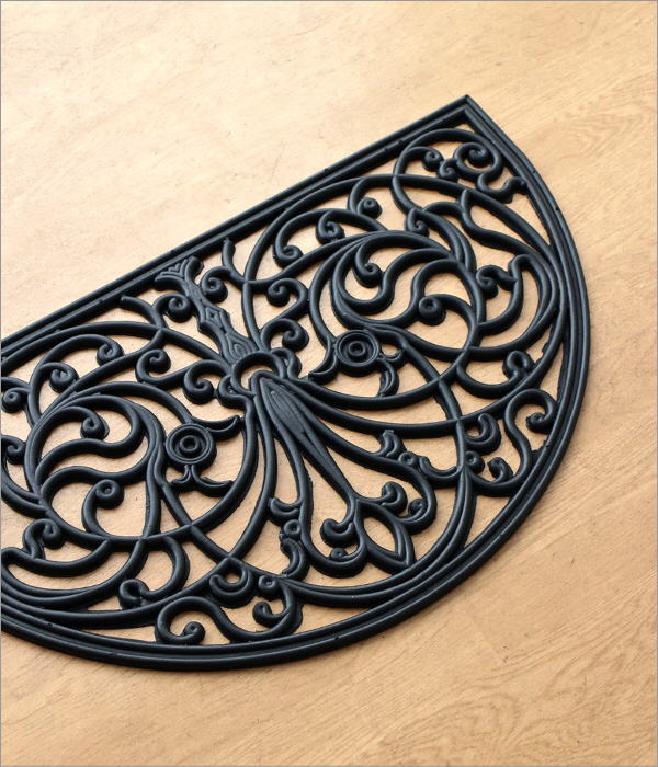 エントランスラバーマット ハーフムーン Pattarn(1)