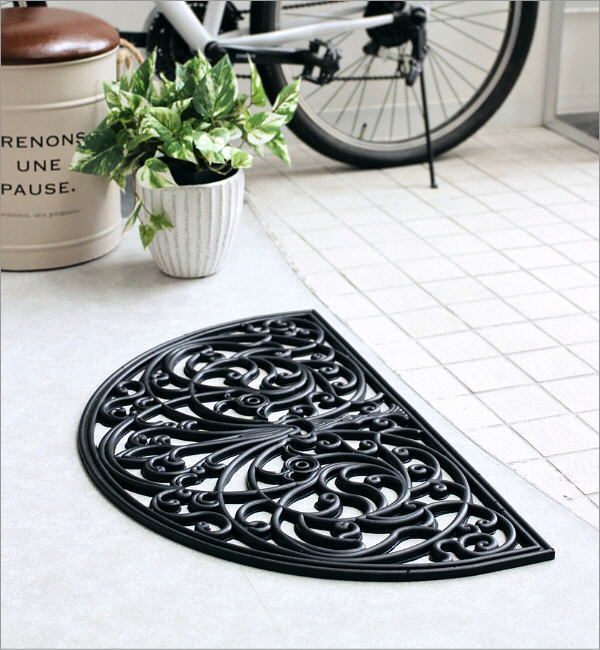 エントランスラバーマット ハーフムーン Pattarn(3)