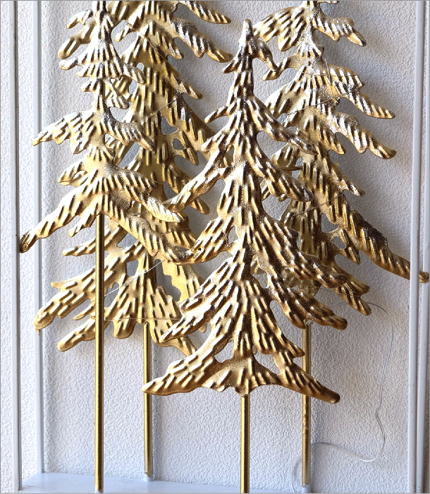 クリスマスツリー 壁掛け インテリア 壁飾り アイアン アートパネル 木