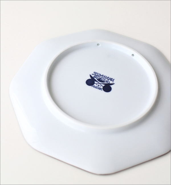 2026年 干支 午 飾り皿｜福田利之×波佐見焼 イヤープレート 呉須の