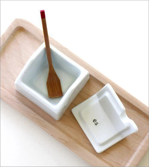 楽天市場】薬味入れ 白釉 薬味入れ（竹さじ付）3個組 20490 食器
