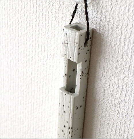 花瓶 花びん 花器 壁掛け 一輪挿し 和風 信楽焼 和陶器掛け花 八
