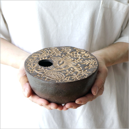 花瓶 花びん 陶器 花器 一輪挿し フラワーベース 花入れ 和風 和