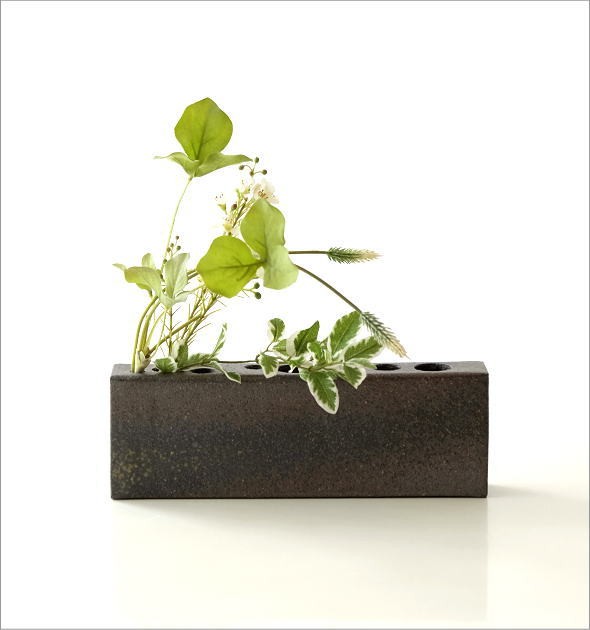 花器 陶器 和風 モダン おしゃれ シンプル 花瓶 花びん 信楽焼 日本製