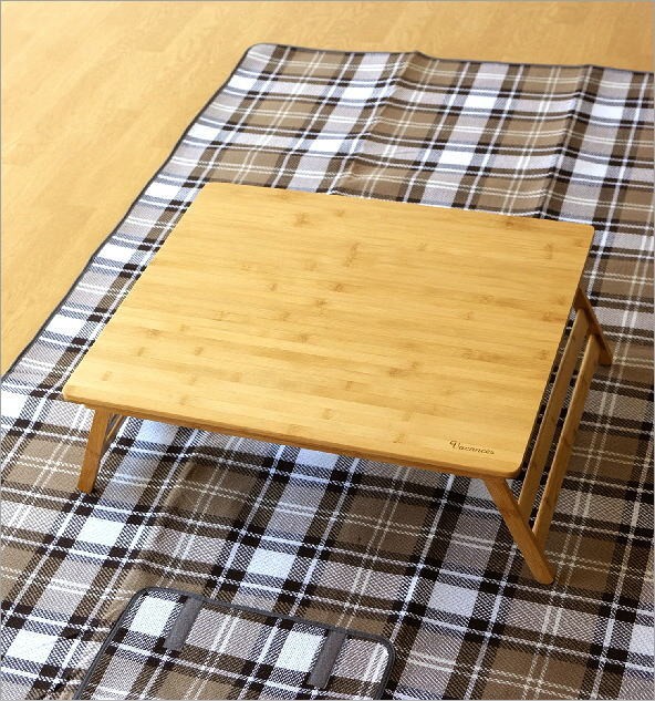 折り畳みバンブーテーブル L(4)