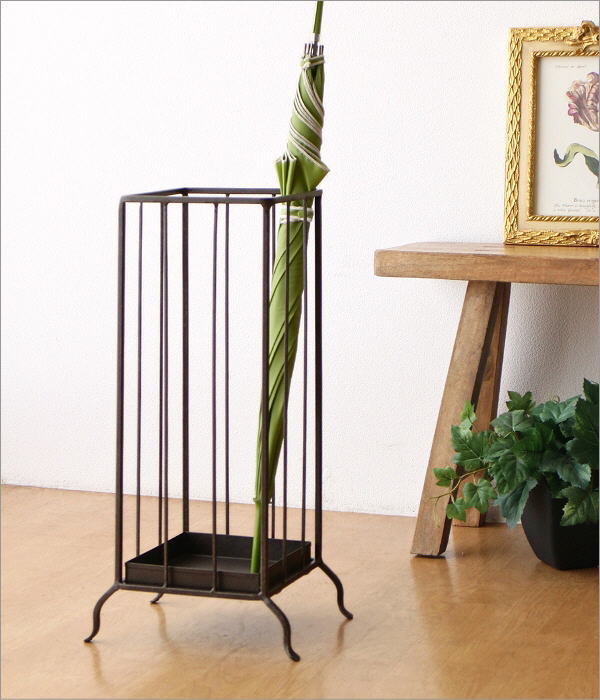 傘立て 傘たて 傘立 アンティーク おしゃれ アイアン傘立て L : ギギ