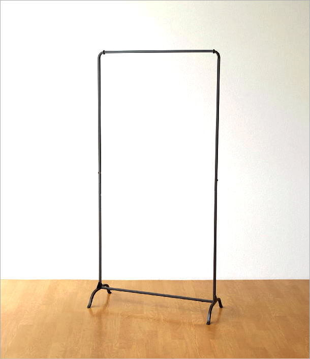 ハンガーラック スリム アイアン 鉄製 おしゃれ 玄関 収納 ハンガー