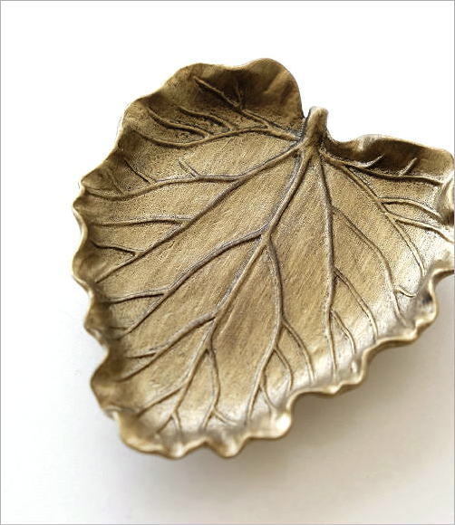 アクセサリートレイ おしゃれ リーフトレイ アンティーク 小物置き