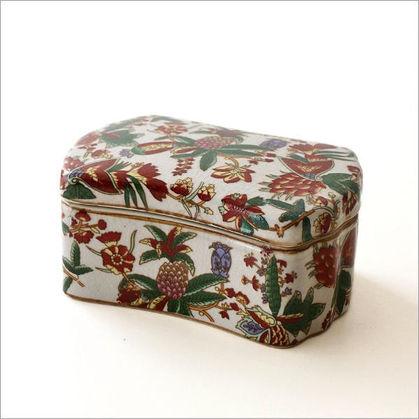 小物入れ ふた付き 陶器 アクセサリーケース 蓋付き 小物収納 卓上