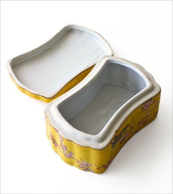 小物入れ ふた付き 陶器 アクセサリーケース 蓋付き 小物収納 卓上