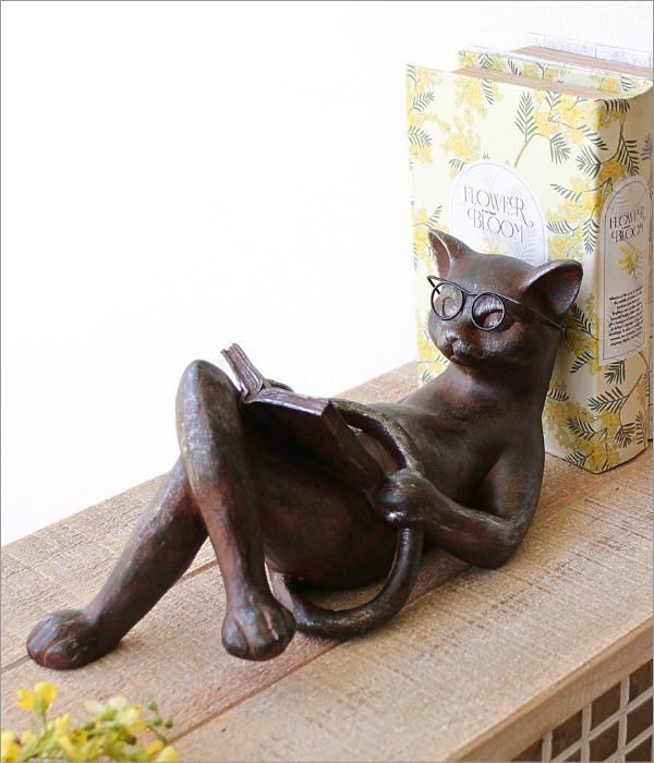 猫 置物 大きい アンティーク おしゃれ かわいい 可愛い ねこ ネコ