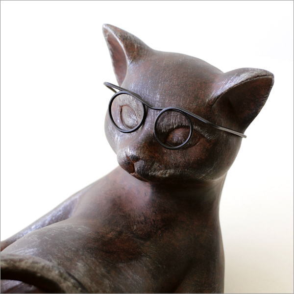 パスザバトン　猫　置物　アンティーク Amazon.co.jp: 王冠 猫 置物 オブジェ 飾り物 立像 女王 王様 猫雑貨