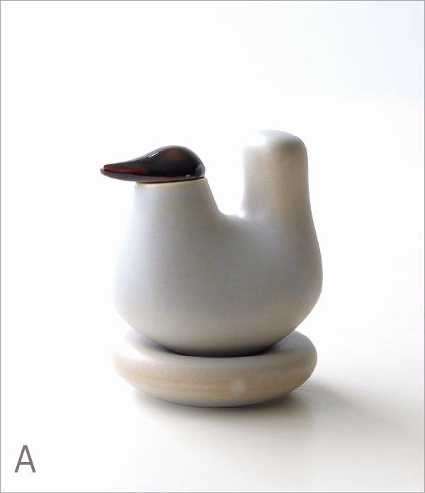 醤油差し 醤油さし おしゃれ 陶器 しょうゆ入れ バード 汁次 磁器 豆皿