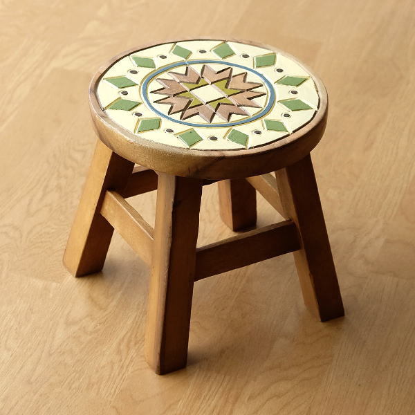スツール 木製 椅子 いす イス ミニスツール 玄関 花台 ミニテーブル 