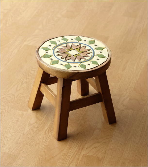 スツール 木製 椅子 いす イス ミニスツール 玄関 花台 ミニテーブル