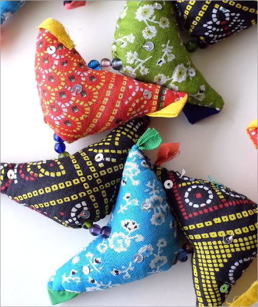 鳥 バード ベル おしゃれ オーナメント ガーランド 壁飾り 吊り下げ