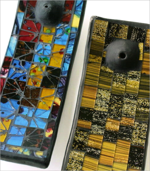 インセンスホルダー お香立て お香たて おしゃれ ガラス トレー トレイ