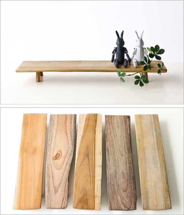 チーク ステージトレイ ナチュラルL (3)