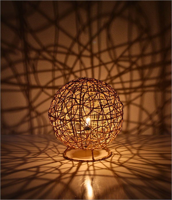 ラタン スタンドランプ ネスト(1)