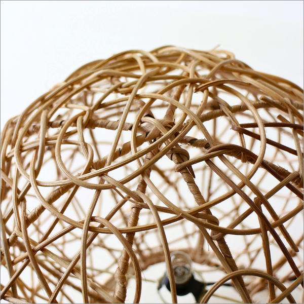 ラタン スタンドランプ ネスト(3)