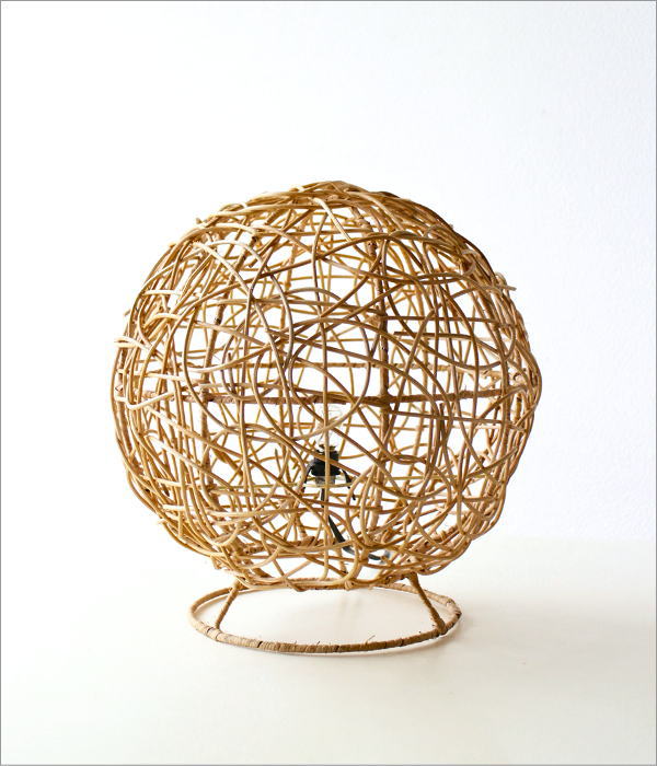 ラタン スタンドランプ ネスト(6)