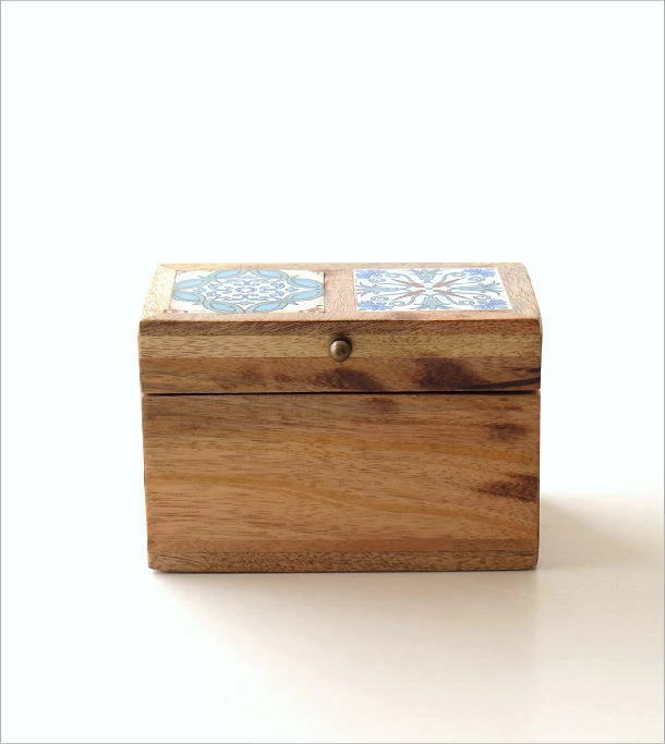 小物入れ ふた付き おしゃれ 可愛い 陶器 木製 蓋付き 木箱 卓上 小物