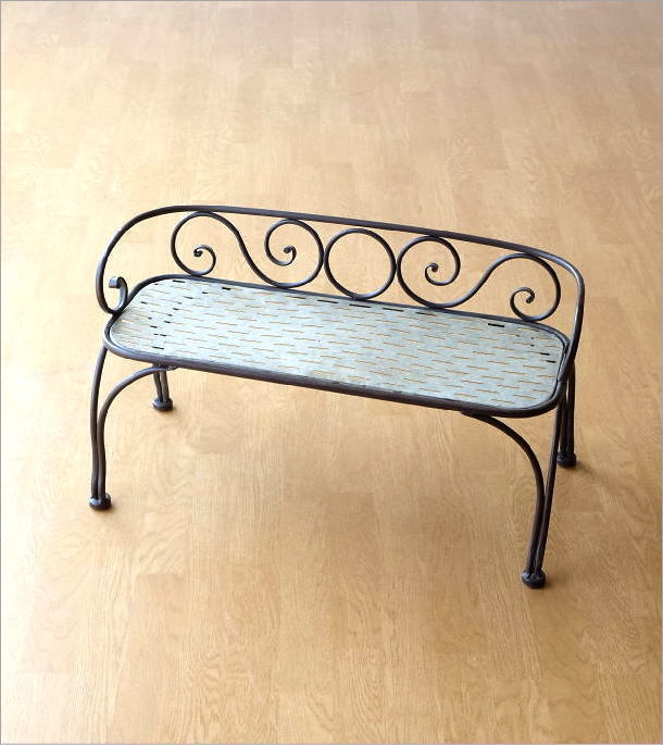 花台 ベンチ フラワースタンド アイアン おしゃれ スチール レトロ
