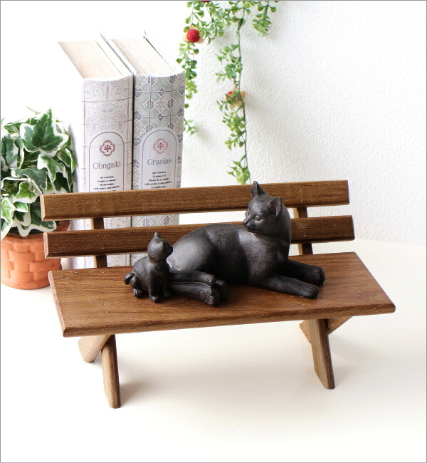 猫 置物 おしゃれ アンティーク 小さい 樹脂 ねこ ネコ オブジェ