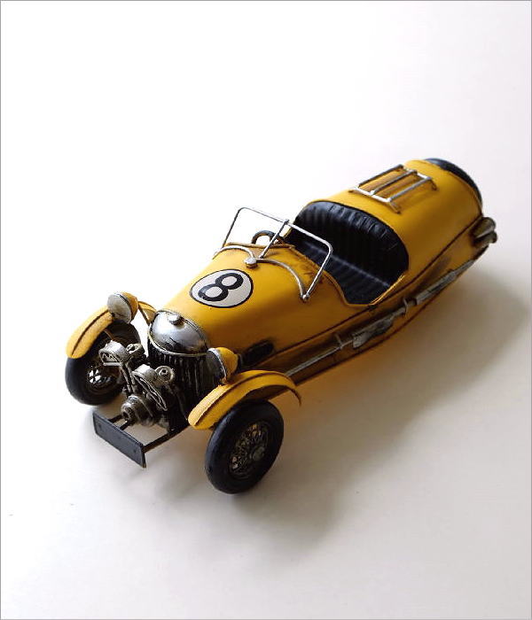 置物 オブジェ スポーツカー おもちゃ アンティーク調 おしゃれ レトロ