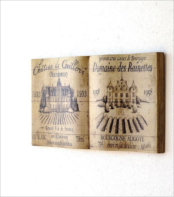 壁飾り アンティーク 洋書 レトロ おしゃれ 壁掛け インテリア