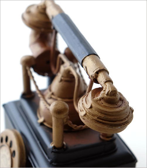 貯金箱 ダイヤル式電話 アンティーク レトロ 置物 アイアン ユニーク