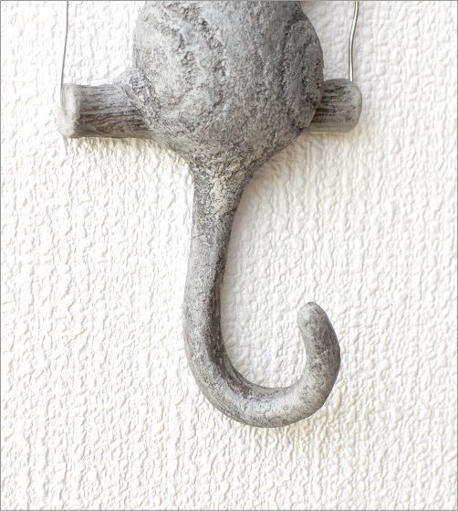 壁掛けフック おしゃれ ウォールフック 猫雑貨 ねこ 壁掛けキーフック