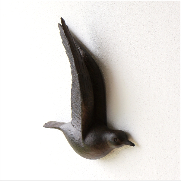 【美品】鳥　bird　バード　壁掛け　陶器　置物　インテリア　工芸品　A3116 美品】鳥 bird バード 壁掛け 陶器 置物 インテリア 工芸品 A3116