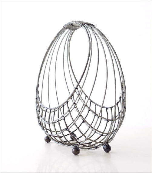 ガーデンバスケット フラワースタンド おしゃれ アイアン バスケット