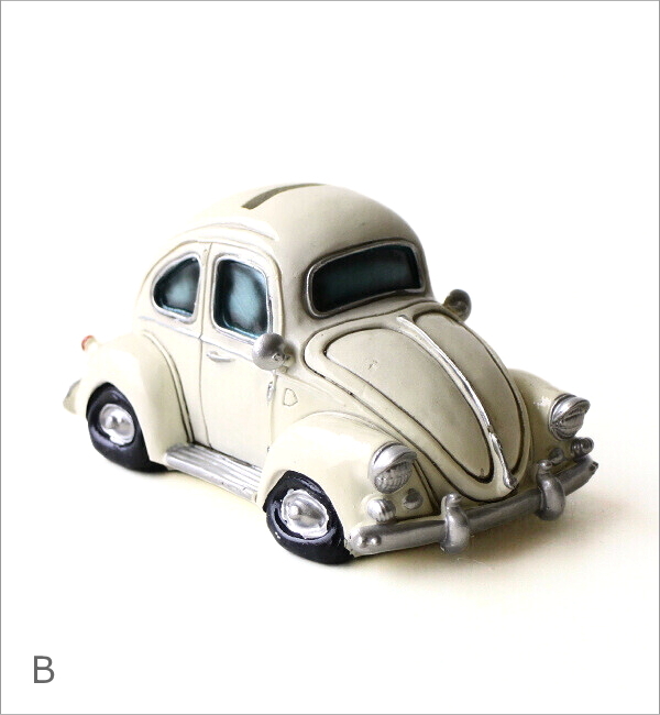 貯金箱 車 置物 オブジェ おしゃれ かわいい 500円玉 バンバンカー