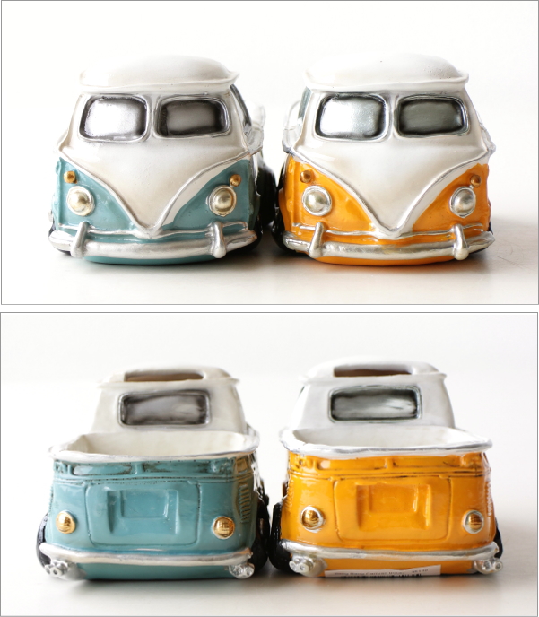 貯金箱 車 置物 オブジェ おしゃれ かわいい 500円玉 バン トラック