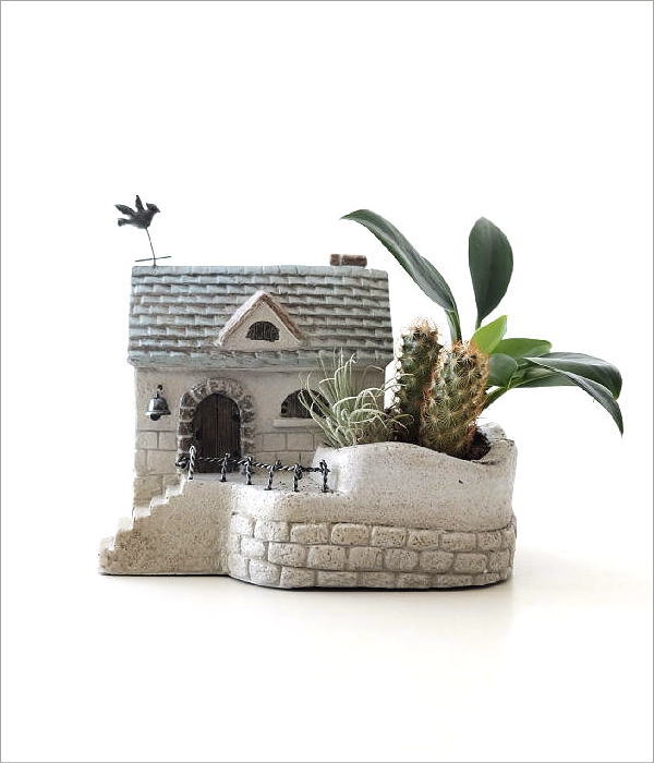 プランター ミニ セメント おしゃれ ガーデン レトロ 屋外 お庭 玄関